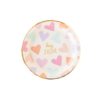 Hey Sugar Paper PlateAdd a splash of sweetness to your next gathering with our Hey Sugar Paper Plates! Featuring a playful arrangement of hearts in pastel colors, these plates are sure tMy Mind’s Eye