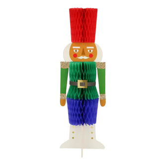 Honeycomb Nutcracker DecorationsThese 3D Nutcracker soldiers will make everyone stand to attention! Put them on the mantel, in the porch, or as a Christmas table centerpiece, for a jolly pop of colMeri Meri