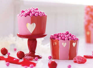 JUMBO Gold Half Heart Baking Food CupsBake up some Valentine's cheer with JUMBO Gold Half Heart Baking/Food Cups! These gold foil hearts make any snack extra special, perfect for sweet treats or savory sMy Mind’s Eye