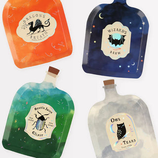 Making Magic Potion Bottle Plates
Brew up a magical party with our special plates. They are cleverly crafted to look just like potion bottles – plates have never been this enchanting before. PerfectMeri Meri
