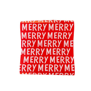 Merry Holiday Paper Table Runner