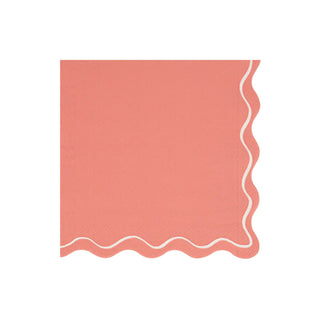 The Meri Meri Mixed Wavy Line Large Napkin is perfect for a party table.
