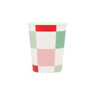 Multi Check Cups by Meri Meri