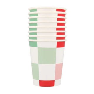 Multi Check Cups by Meri Meri