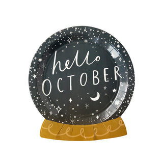 Mystical Crystal Ball Shaped Paper PlateWe see in your future delicious Halloween goodies, so be sure to pick up these crystal ball shaped plates. Featuring the sentiment "Hello October," these party plateMy Mind’s Eye