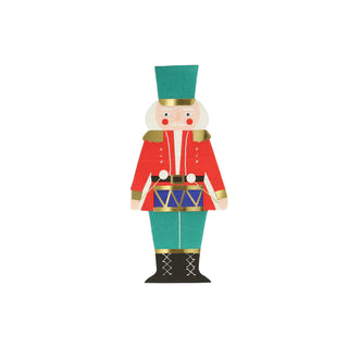 Nutcracker NapkinsAttention please, the nutcracker soldiers are now ready to march their way to your festive parties! These colorful paper napkins will instantly add a nostalgic touchMeri Meri