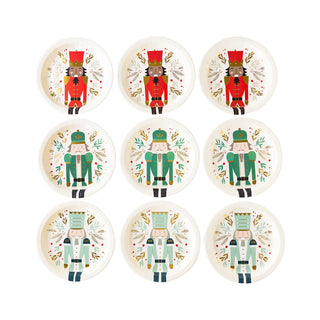Set the table with this festive My Mind's Eye Nutcracker Paper Plate Set of 6.