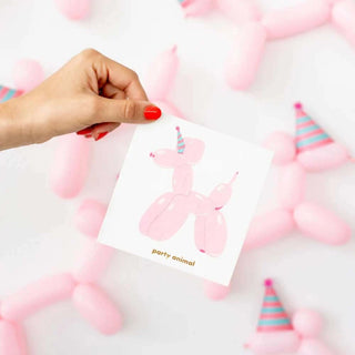 Balloon Dog Witty Cocktail Napkins by Jollity & Co