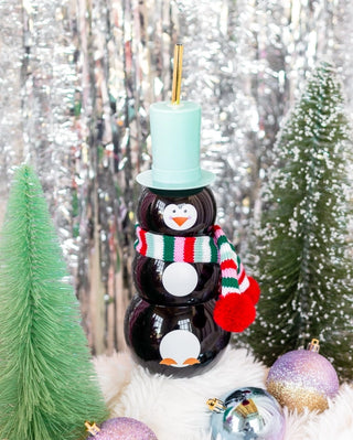 A Penguin Novelty Sipper from Packed Party is a perfect addition to the holiday season décor.
