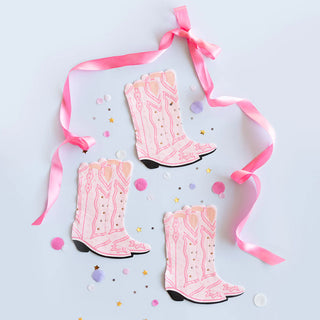 Three Pony Tales Large Boot Napkins by Daydream Society on a white background.