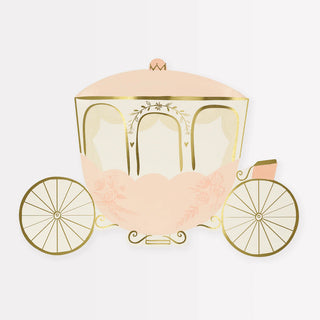 Princess Carriage PlatesYour carriage awaits, ready to be filled with dainty treats fit for royalty. These beautifully designed plates are ideal to add style to your princess party.

Shiny Meri Meri