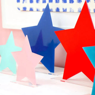 Acrylic Stars 4th of July Decorations