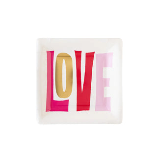 Square Love Paper PlateAdd some love to your table with this Square Love Paper Plate! Perfect for Valentine's Day celebrations, this plate will be an adored addition to your party or picniMy Mind’s Eye