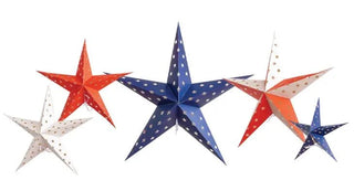 Stars and Stripes Decorative Hanging Stars by My Mind’s Eye