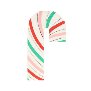 Stripy Candy Cane NapkinsWhy have plain Christmas napkins when you can have jolly candy canes? The sensational stripes and shiny gold foil details make these look almost good enough to eat! Meri Meri