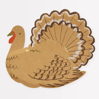 Turkey PlatesGobble, gobble! Our turkey plates are lots of fun, just what you need to decorate your Thanksgiving table and to delight your guests.

High quality kraft card, so arMeri Meri