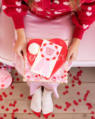 Heart Happy Galentines Paper PlateThis heart-shaped paper plate is the perfect way to show your love this Galentines day! Its bold red hue lends a splash of color to any gathering, and with its "HappMy Mind’s Eye