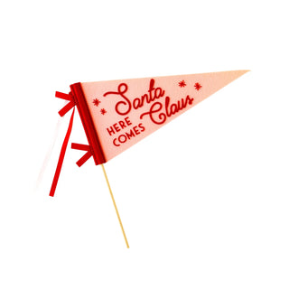Whimsy Santa Felt Pennant BannerGet ready for Santa's arrival with this festive felt pennant. Featuring the sentiment "Here comes Santa Claus," this pennant makes creating a merry tablescape or couMy Mind’s Eye