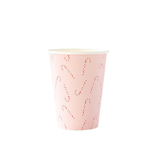 Whimsy Santa Scattered Candy Cane Paper Party CupsParty cups at holiday parties should never be boring, so make sure to pick up these merry party cups featuring a festive candy cane pattern. With a soft pink backgroMy Mind’s Eye
