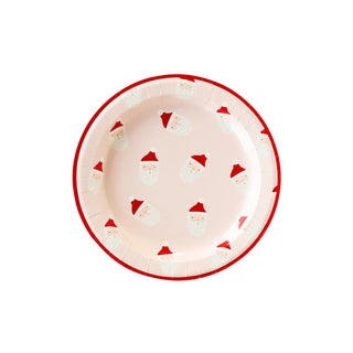 Whimsy Santa Scattered Santa Paper PlateFestive and cheery, these scattered Santa plates are truly sensational. Featuring a bright color palette, these paper plates bring a modern twist to Christmas table My Mind’s Eye
