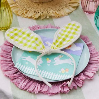 Bunny Rabbit Easter NapkinsThese recyclable paper napkins are the perfect bright Easter napkins for catching crumbs at the family Easter brunch pre Easter egg hunt, and to add a lovely touch tTalking Tables