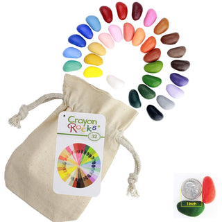 Crayon Rocks 32 ColorsCrayon Rocks are simply the best coloring tool for young children! They are vibrantly colored and make beautifully textured artwork similar to oil pastels. These allCrayon Rocks