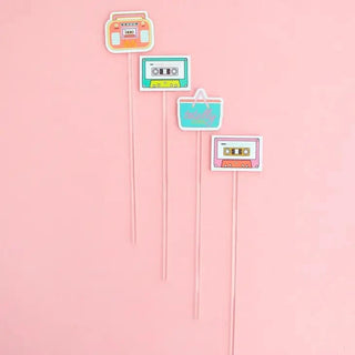 80’s Party Drink stirrer set by Kailo Chic