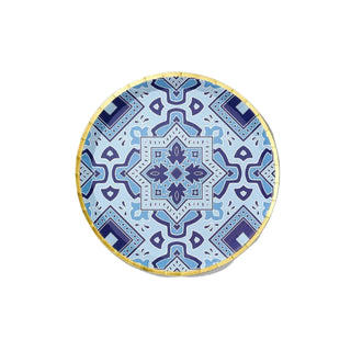 Amalfi Blues Large PlatesInspired by Italian tiles, these decorative plates are an easy way to create a vibrant tablescape. Let them take center stage, or pair them with other patterns for aCoterie Party Supplies