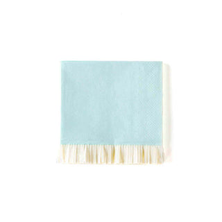 Baby Blue Fringed Cocktail NapkinsStylish and simple, these blue cocktail napkins are the perfect way to finish setting the goodie table for your baby shower. With a festive fringed edge, these 5" naMy Mind’s Eye
