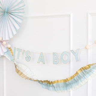 Baby Boy Blue BannerOh baby! It's a boy, and it is time to celebrate. Grab this word banner as the perfect accent at your baby shower. This 2 foot banner will add the final touch to theMy Mind’s Eye