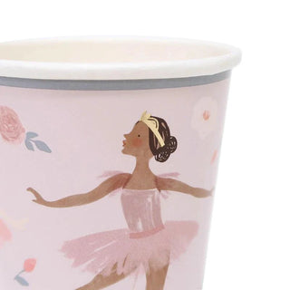 Ballet CupsLittle ballerinas will love drinks served in these very special cups. They feature beautiful dancers and flowers, which will also look amazing on the party table.

SMeri Meri