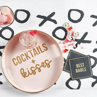 Cocktails + Kisses Bar Tray