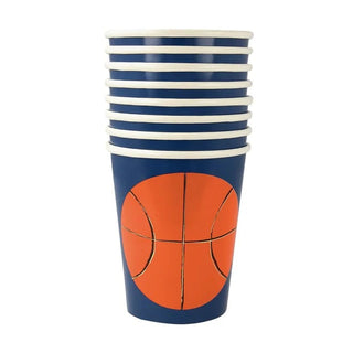 Basketball Cups
Make your basketball party a slam dunk with these statement cups. They're perfect for kids and adults' birthday parties, post match parties or for a get-together whMeri Meri