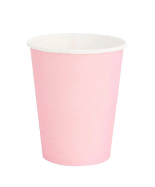 Blush Cup
Set of 8 cups
Paper
3 1/2" tall
3" wide
8 oz 
Designed in San Francisco
Oh Happy Day