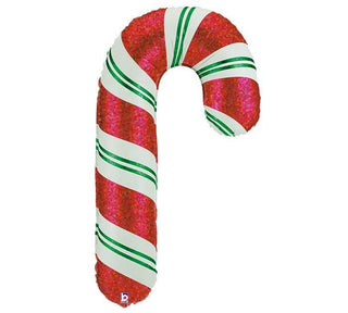 41" CANDY CANE HOLOGRAPHICNon-Packaged Foil Balloon
41" Candy Cane Holographic Megaloon.Burton & Burton