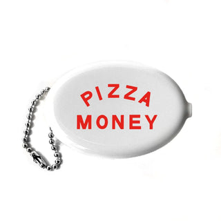Coin Pouch - Pizza MoneyOnce a memento of old-school amusement parks and Summer camps, these vintage-inspired rubber coin pouches adorned with the latest Three Potato Four designs are our nThree Potato Four