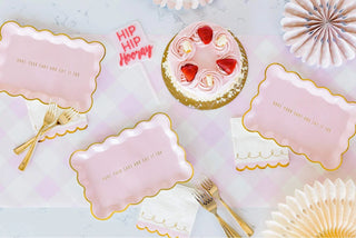 Scalloped Rectangle Paper PlateYou can't have your cake and eat it too without a fabulous plate. And these scalloped edged plates are just the thing to turn any gathering with cake into the perfecMy Mind’s Eye