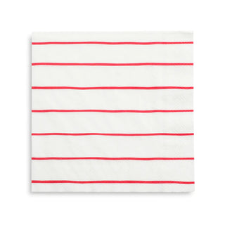 Candy Apple Frenchie Striped Large NapkinsOoh la la! Inspired by the iconic french breton stripe, these striped napkins are anything but basic. Let them stand alone or mix and match with another pattern to cDaydream Society