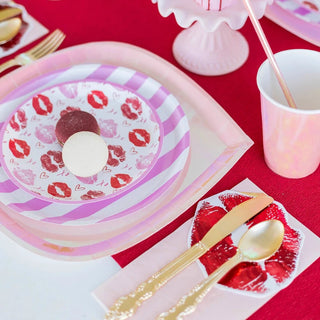 Candy Striped Dinner PlatesThis Pink &amp; White Striped Dinner Plate is the perfect addition to any pink themed party, Valentine's gathering and bridal or baby shower!


Paper Dinner Plates
PJollity & Co