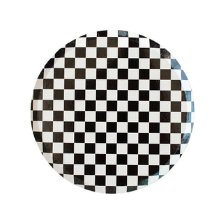 Classic Dessert PlatesInspired by the classic skater shoe, our Check It collection is sure to make your party checklist! The two-tone plates and checkered print napkins are perfect for miJollity & Co