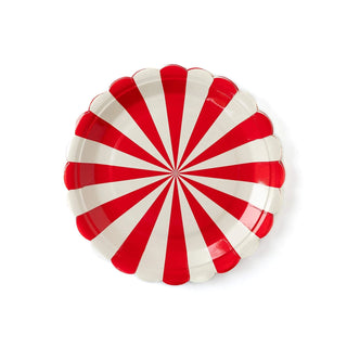Circus Stripe Paper PlatesImpress your guest with a perfectly patriotic party. This fun red and white carnival stripe pairs perfectly with our navy fireworks plate and our blue and white starMy Mind’s Eye