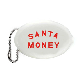 Coin Pouch - Santa MoneyOnce a memento of old-school amusement parks and Summer camps, these vintage-inspired rubber coin pouches adorned with the latest Three Potato Four designs are our nThree Potato Four