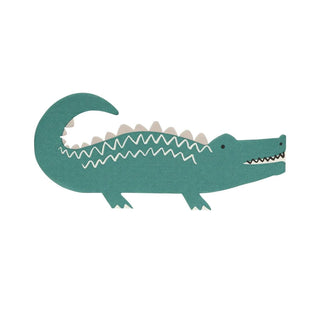 Crocodile Napkins
Snap, snap...add a really wild touch to your party with our napkins expertly crafted in the shape of toothy crocodiles. They are perfect for their fun decorative quMeri Meri