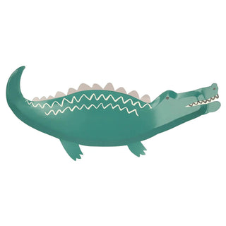 Crocodile Plates
Snap, snap...add a really wild touch to your party with our plates expertly crafted in the shape of toothy crocodiles. They will definitely delight your guests, as Meri Meri