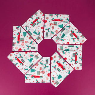 Christmas NapkinsHo Ho Ho ginger bread, guy, holly, barley sugars, Santa Claus and fir trees! Finally Christmas!! 20 paper napkins with Christmas motifs, perfect for a Christmas tablMy Little Day