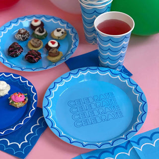 DESSERT PLATE - CELEBRATELet's celebrate! Party in a big way with these fun and festive dessert plates designed with fun in mind. Pair 'em with our Celebrate Collection for the perfect birthPacked Party