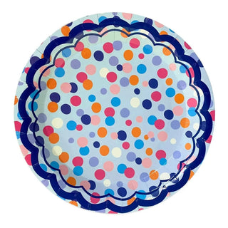 DINNER PLATE - THROW CONFETTIWhat's a party without a little confetti!? Add it to any occassion or soiree thanks to these ultra fun and bright plates. 
- Set of 10 Plates 
- 9" size
- Durable anPacked Party