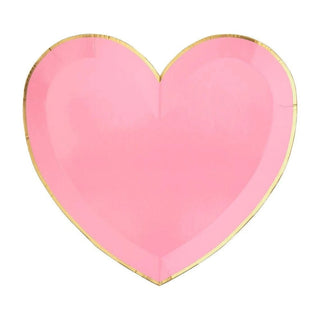 Party Palette Heart Small PlatesThese beautiful heart-shaped plates, in all the colors of the rainbow with a stylish shiny gold border, will look amazing on the table. Perfect for a romantic celebrMeri Meri