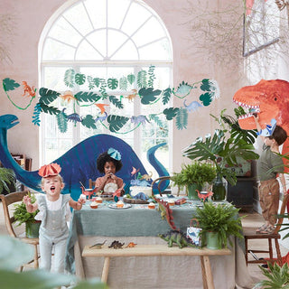 Dinosaur Kingdom Large GarlandRoar, if you're having a dinosaur party then the birthday boy or girl, and their guests, will just adore this sensational Dinosaur Kingdom large garland. Featuring tMeri Meri
