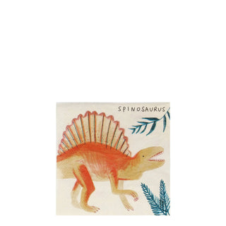 Dinosaur Kingdom Small NapkinsThese Dinosaur Kingdom small napkins will look terrific at a dinosaur party. Featuring beautifully illustrated dinosaurs with copper and green foil details.

Copper Meri Meri